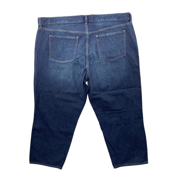 Old Navy Capri Jeans Plus 22 Secret Slim Dark Wash Button Fly High Rise Slouchy - Picture 3 of 12